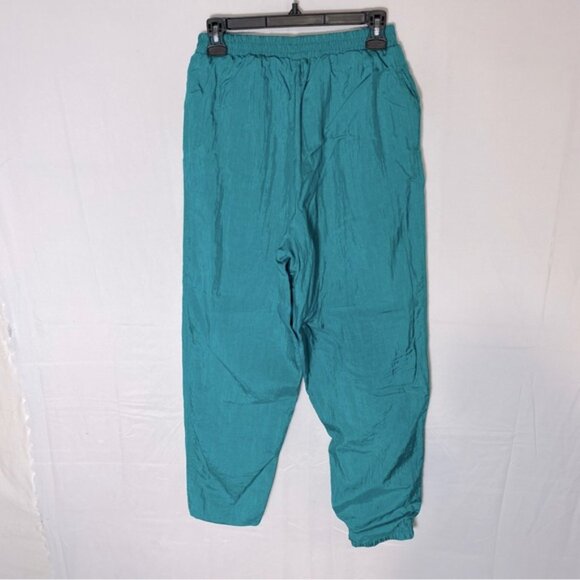 Vintage Ispo Green Blue All Over Busy Print Tracksuit W Green Pants M - Picture 7 of 16